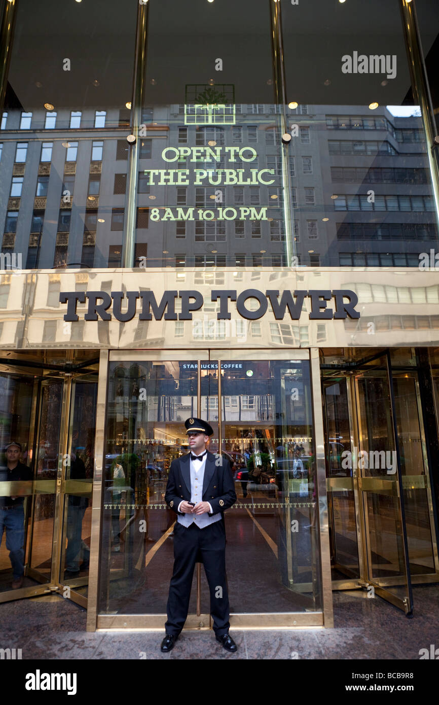 Trump Tower NYC Banque D'Images