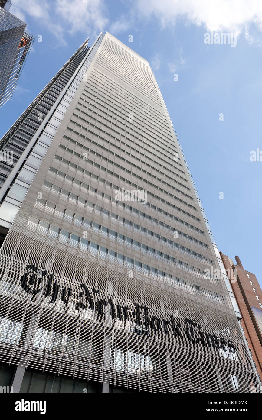 Racleur de ciel dans NYC Banque D'Images