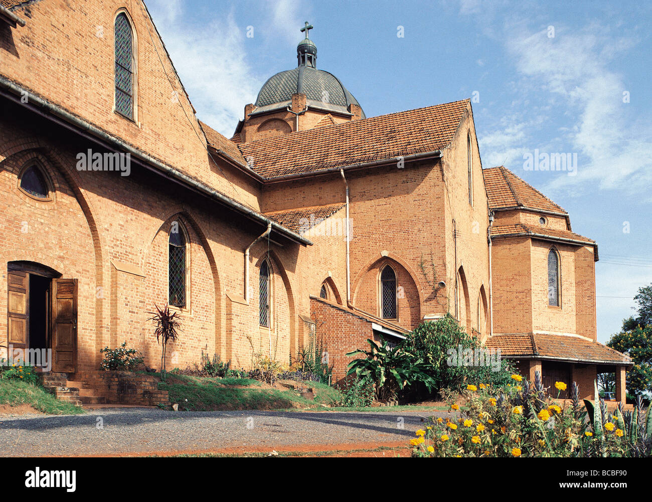 St Saint Paul s Namirembe cathédrale anglicane de l'Ouganda Kampala l'Afrique de l'édifice en briques terminée en 1915 Banque D'Images