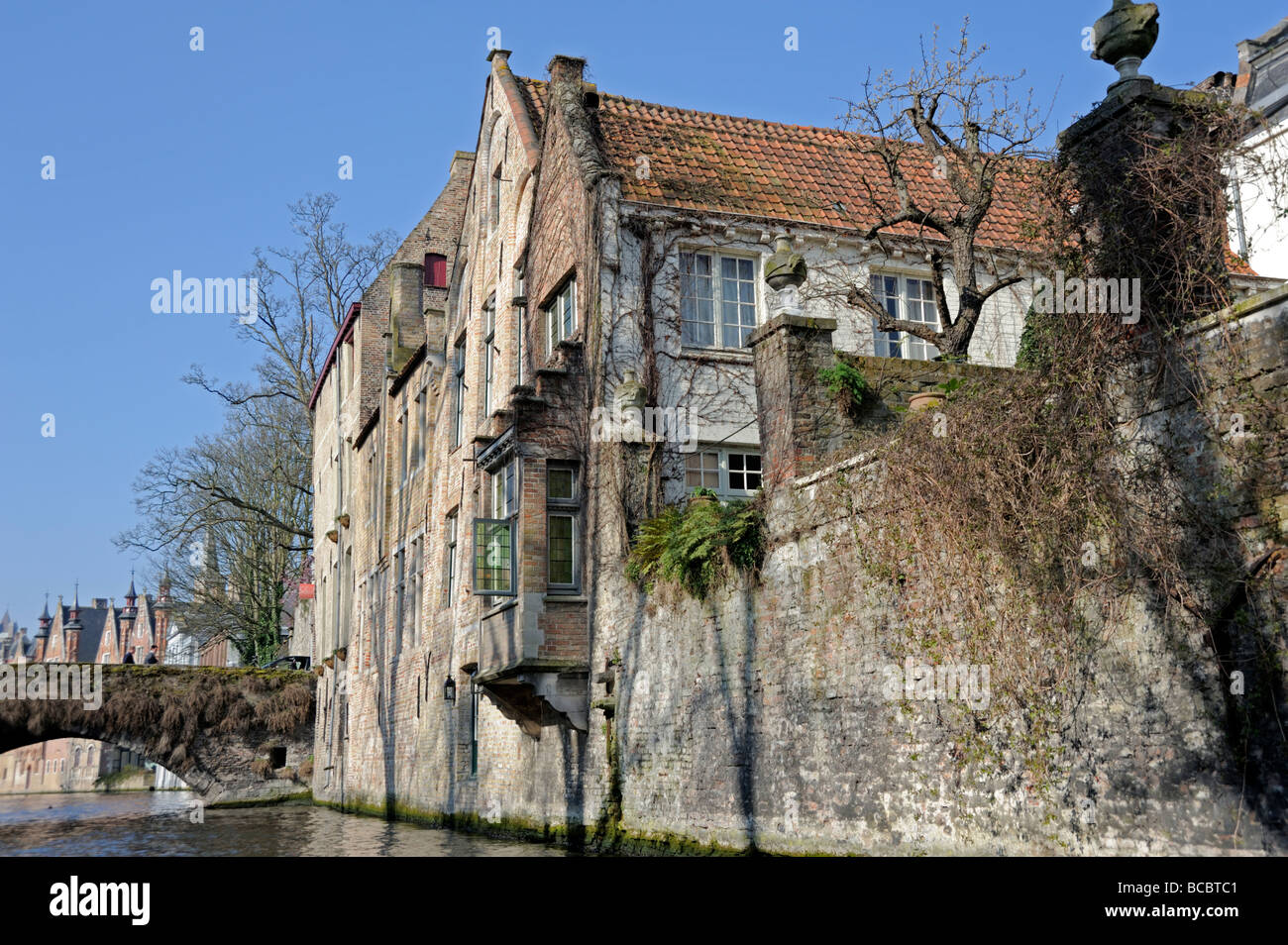 Ville médiévale de Bruges, Belgique. Banque D'Images