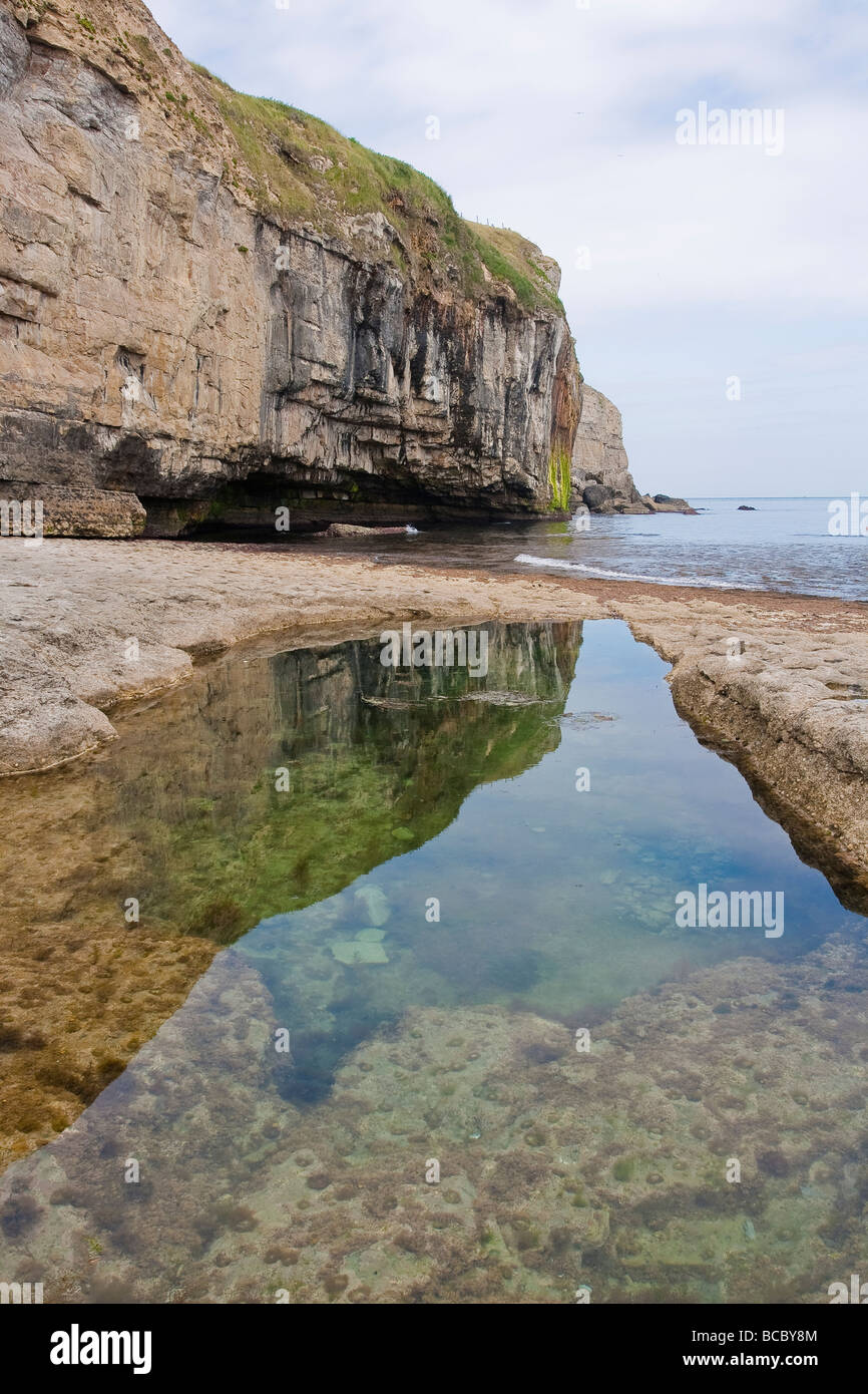 Bassin de baignade à danser vire sur l'île de Purbeck, Dorset, UK Banque D'Images