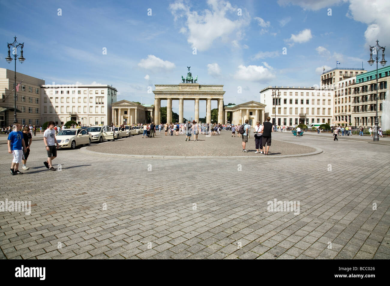 La Pariser Platz, Berlin, Allemagne Banque D'Images