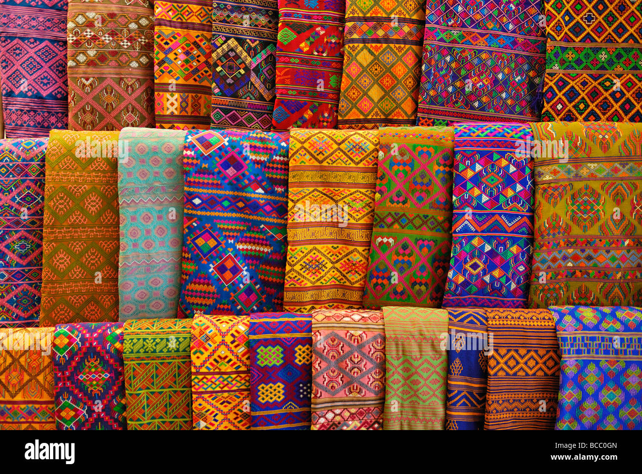 Le Bhoutan, Thimphu, artisanat, textiles bhoutanais traditionnel