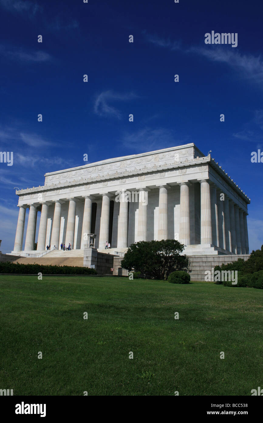 Le Lincoln Memorial Banque D'Images