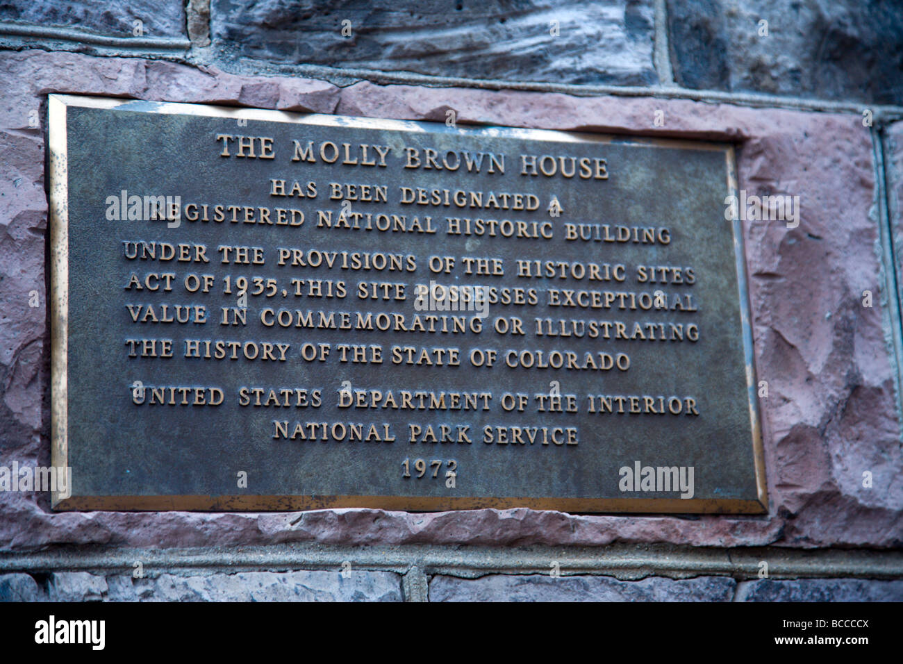 Historique de Denver Molly Brown House Banque D'Images