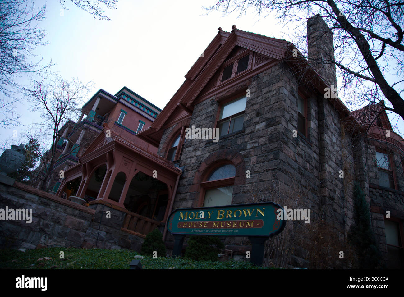 Historique de Denver Molly Brown House Banque D'Images