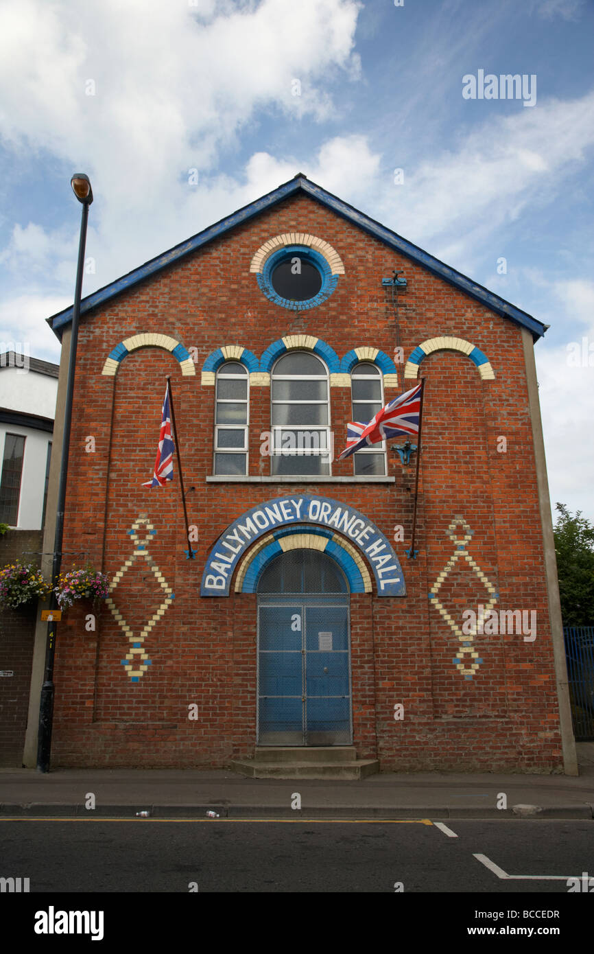 Ballymoney hall orange county antrim irlande du nord uk Banque D'Images