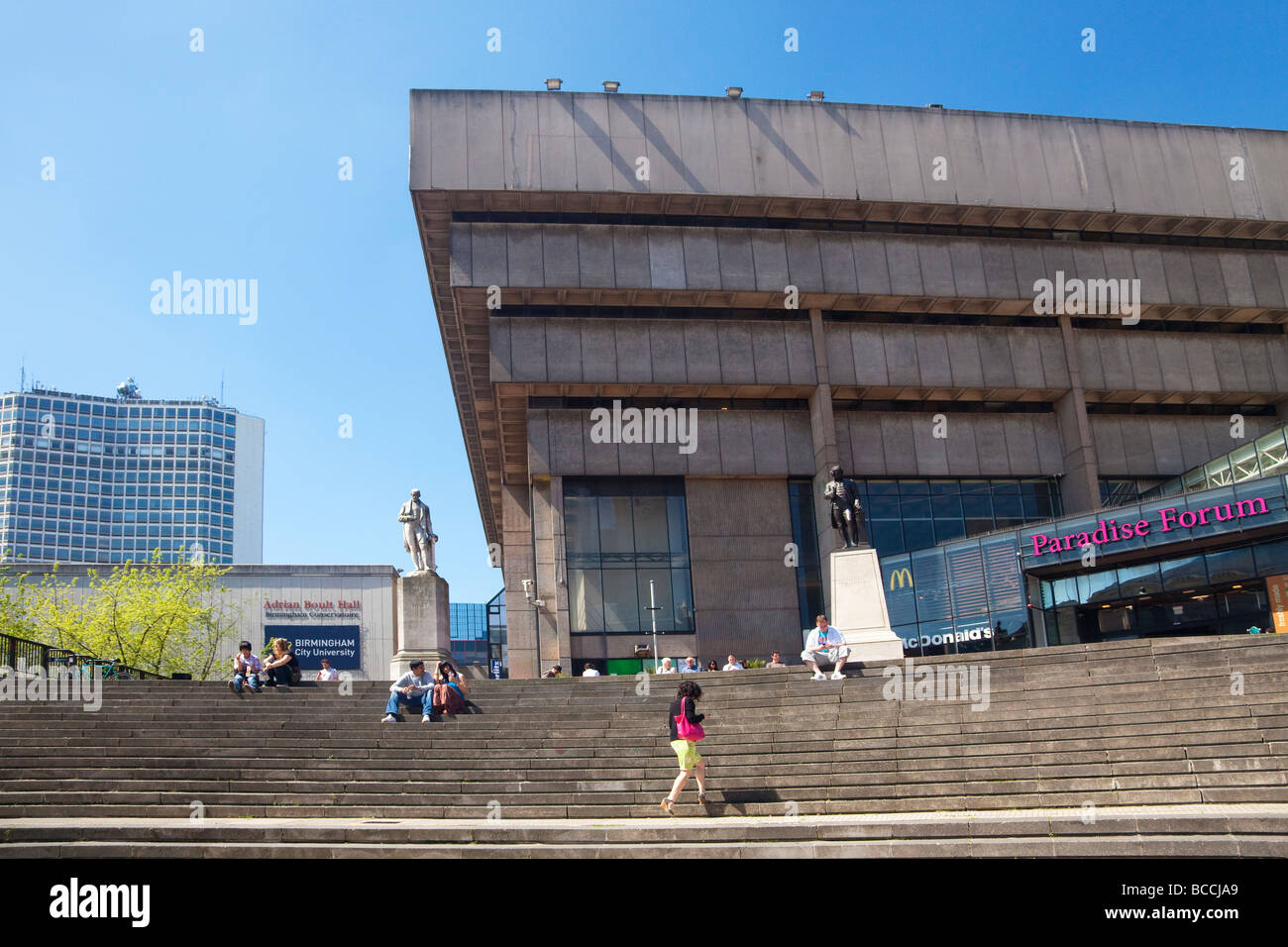 Chamberlain Square Central Library Paradise Forum Adrian Boult Hall City University Birmingham West Midlands England UK United K Banque D'Images