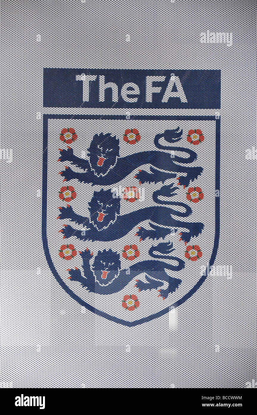 Logo de l'English Football Association FA Banque D'Images