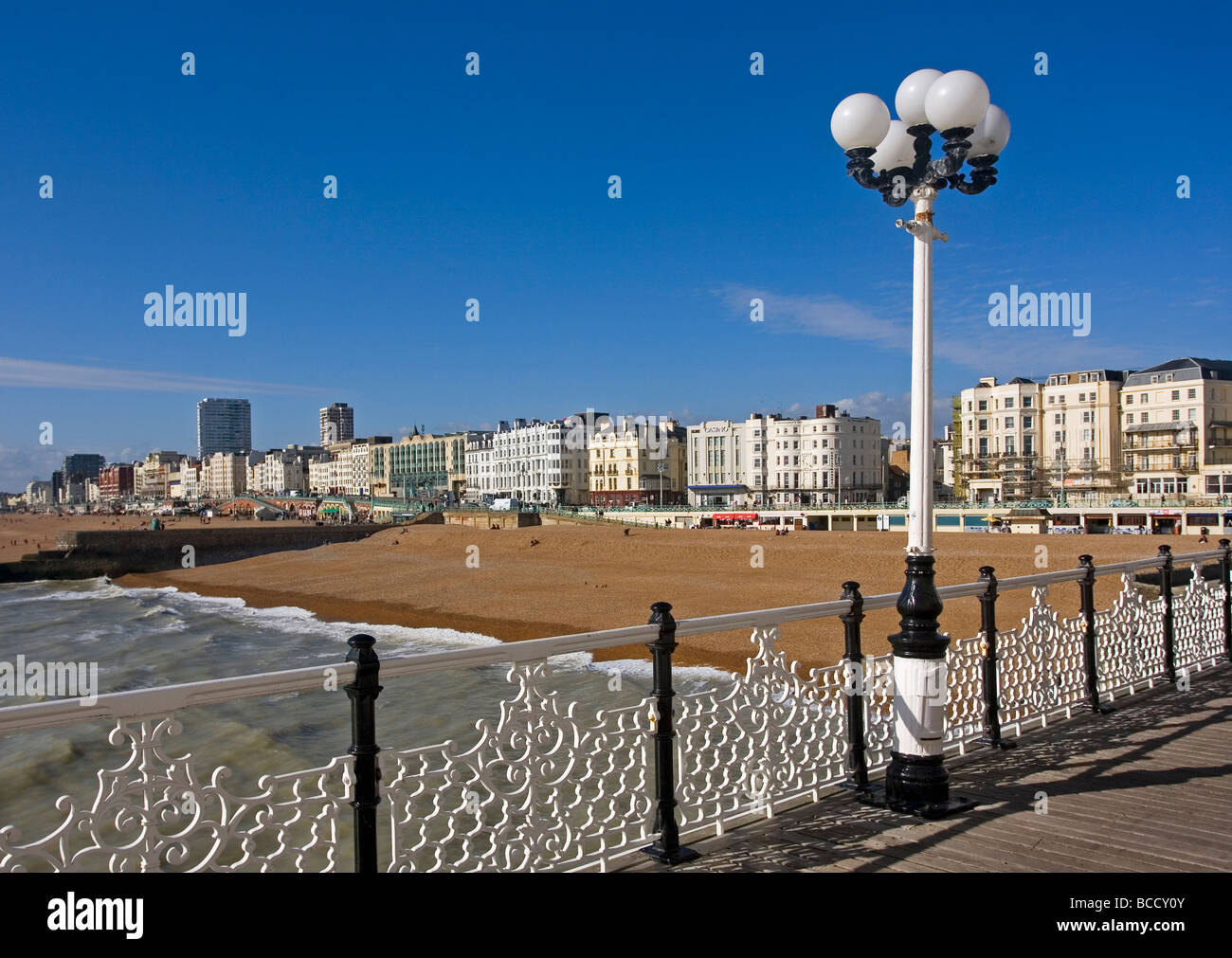 Front de mer de Brighton Brighton East Sussex England Banque D'Images