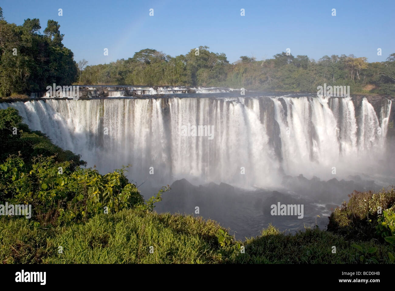 Lumangwe Falls. Kalungwishi River. N Zambie Banque D'Images