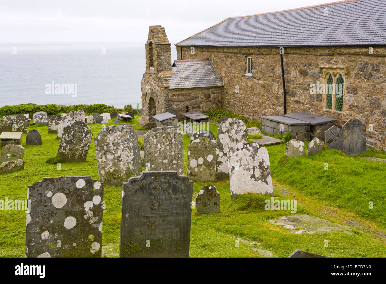 Celynin Llangelynin, église St, Gwynedd, Pays de Galles Banque D'Images