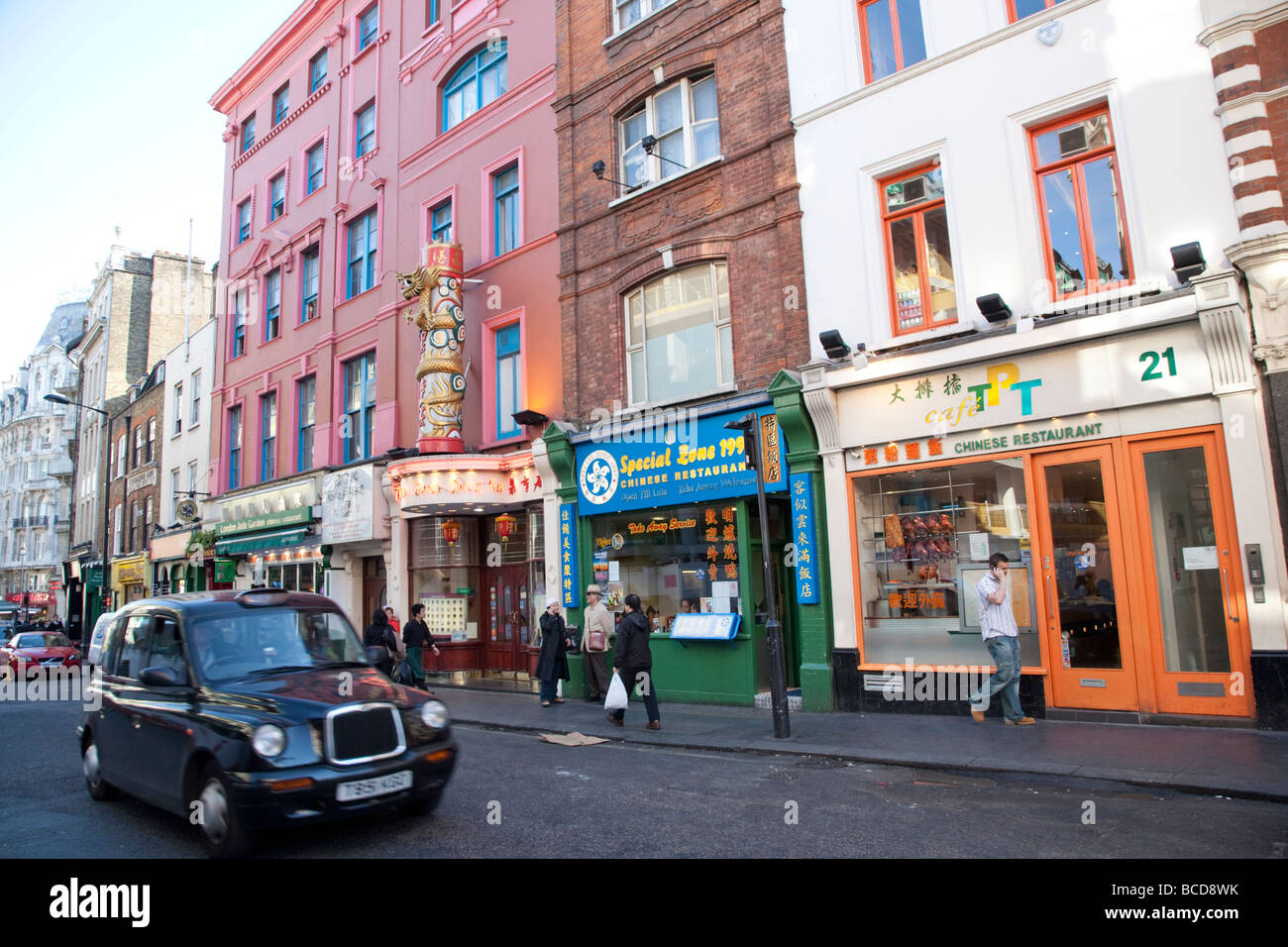 Restaurant chinois, China town london uk Banque D'Images