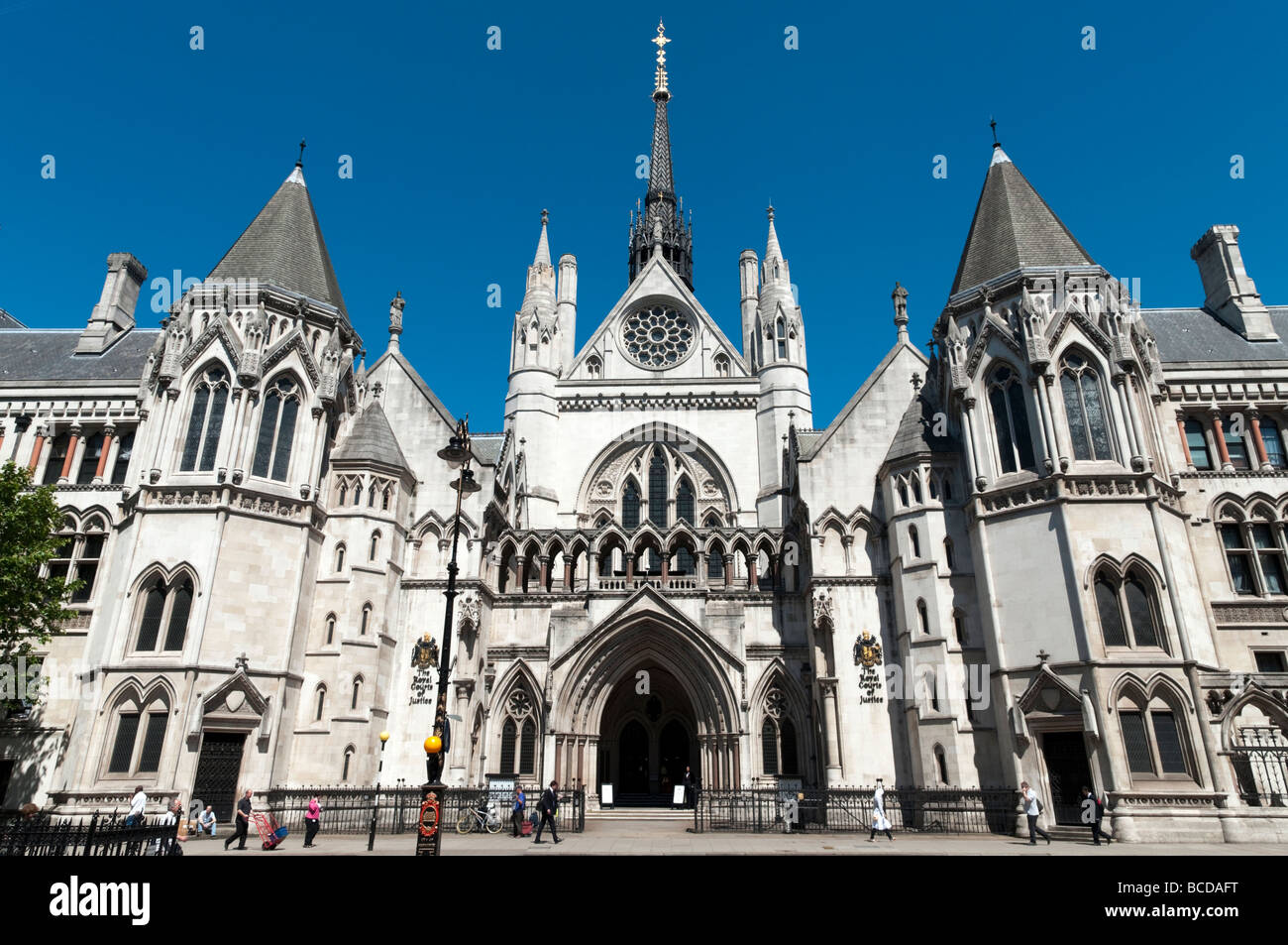 Haute Cour de Justice, London, England, UK Banque D'Images