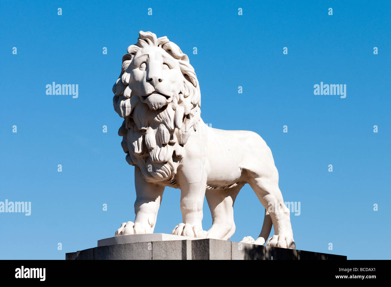 La Banque du Sud Lion sculpture, London England UK Banque D'Images