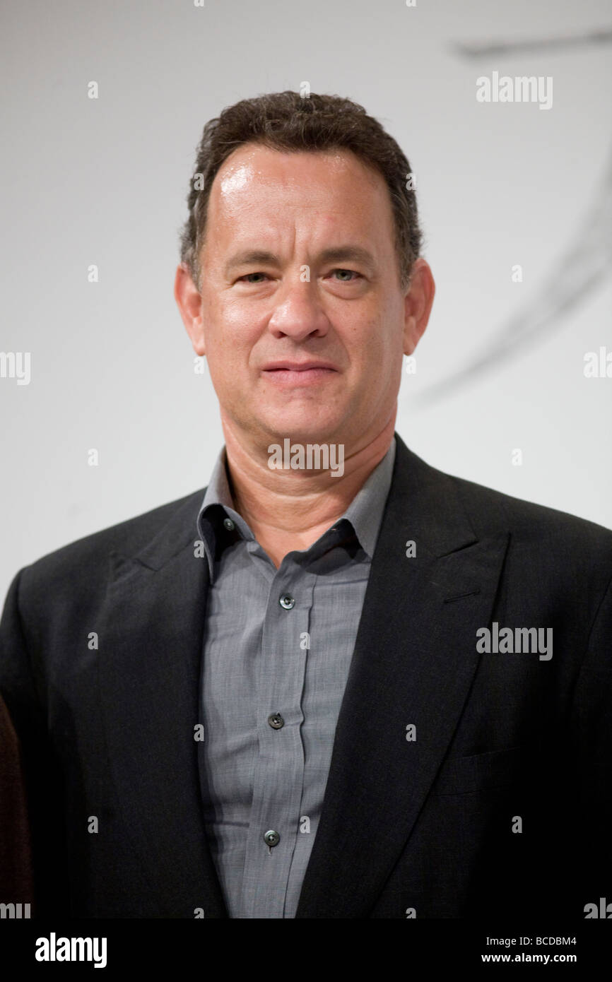L'acteur hollywoodien américain celebrity Tom Hanks. Banque D'Images