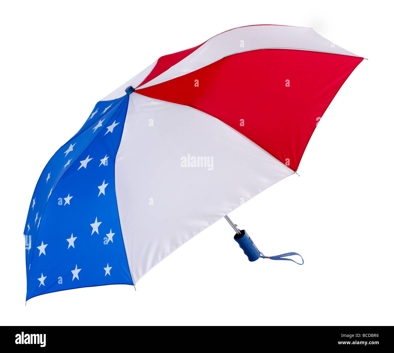 Parapluie 4 juillet drapeau patriotique Banque D'Images