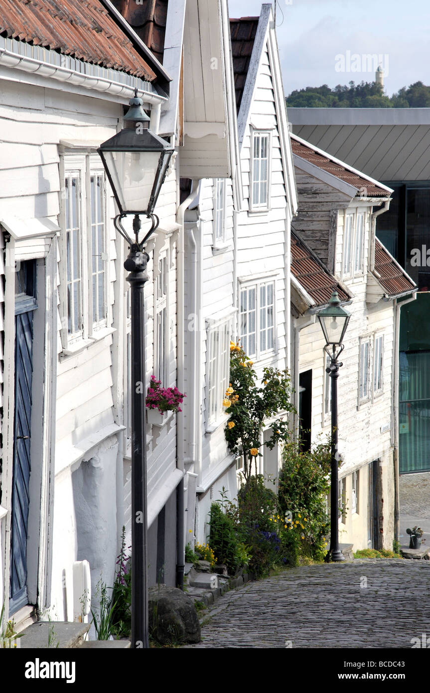 Gamle Stavanger, Stavanger, Rogaland, Banque D'Images