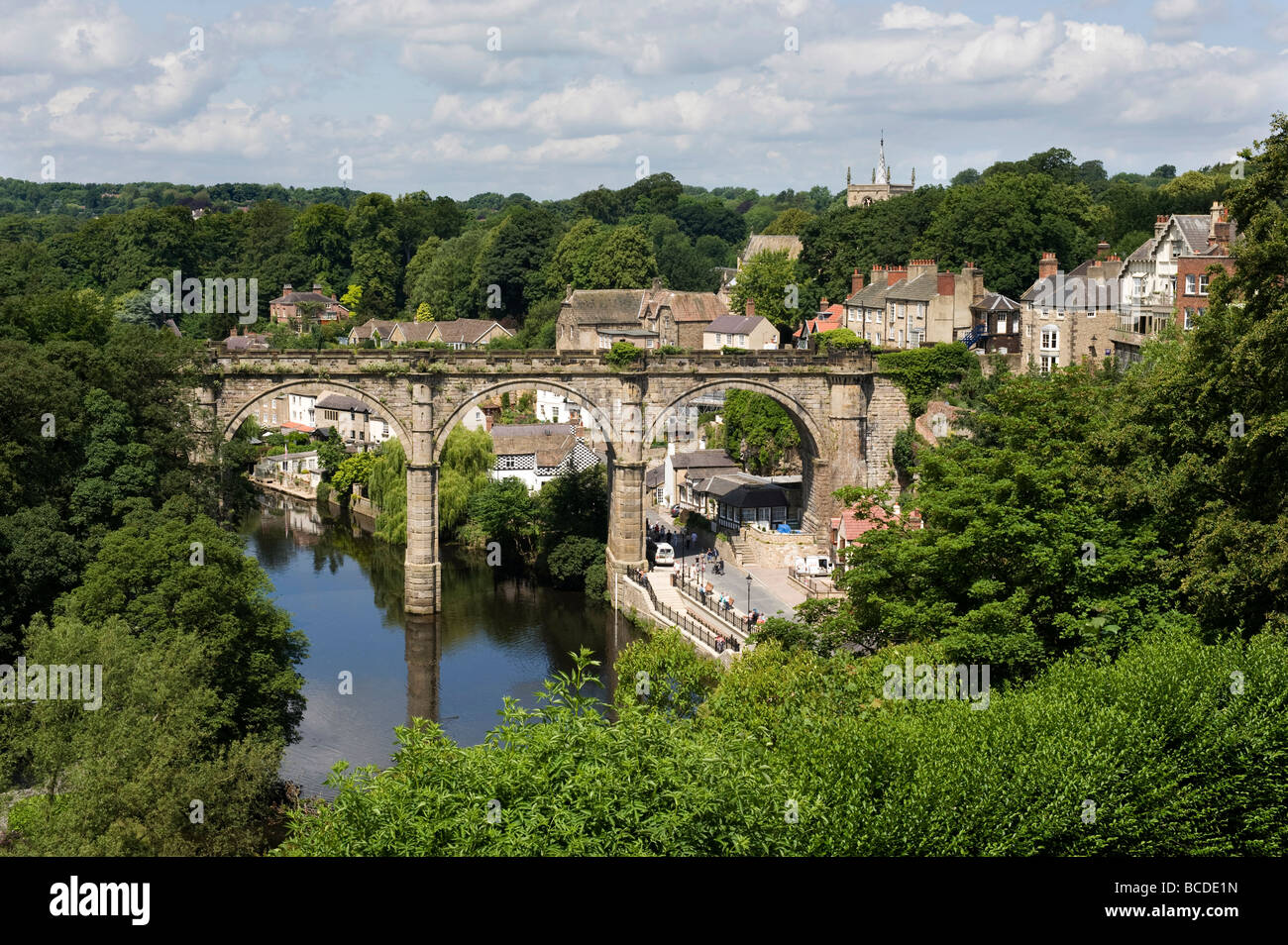 Knaresborough, une ville de marché dans le Yorkshire du Nord Banque D'Images