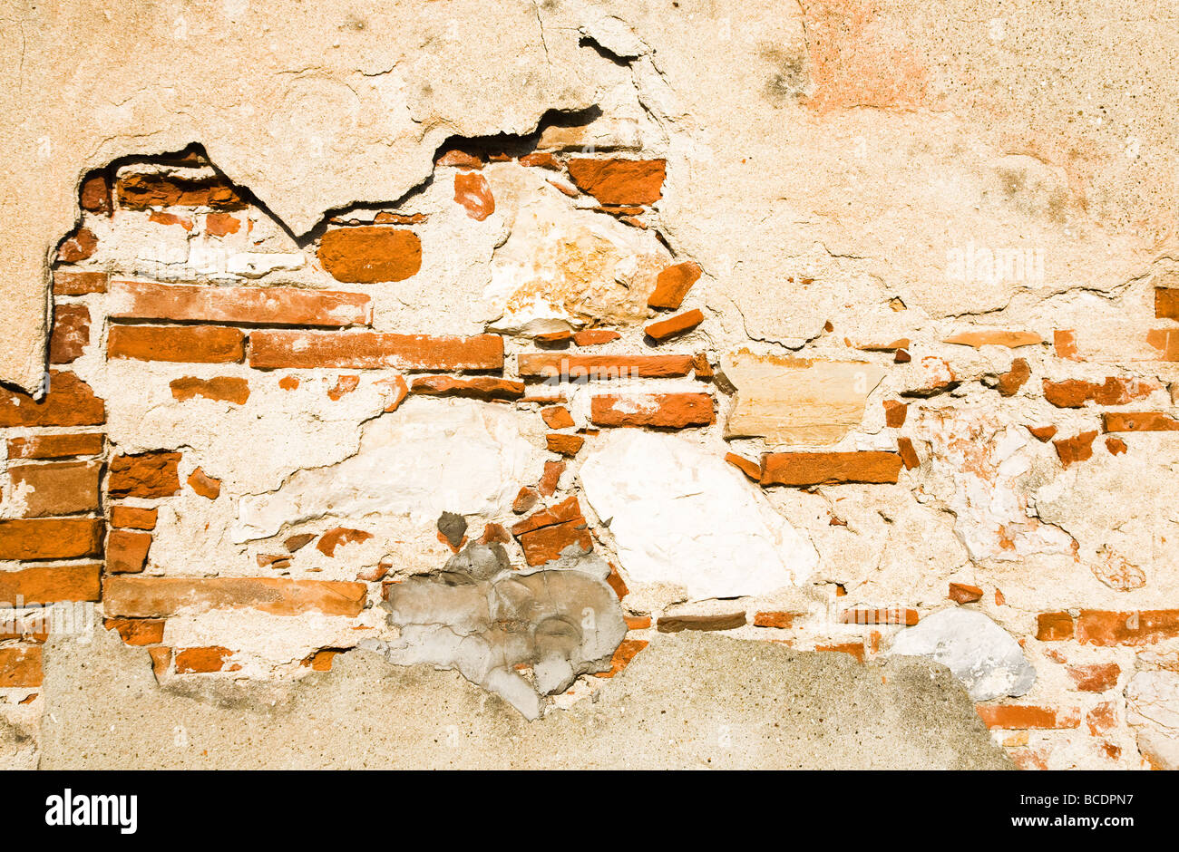 La texture du mur de vieilles briques ou backgrond Banque D'Images