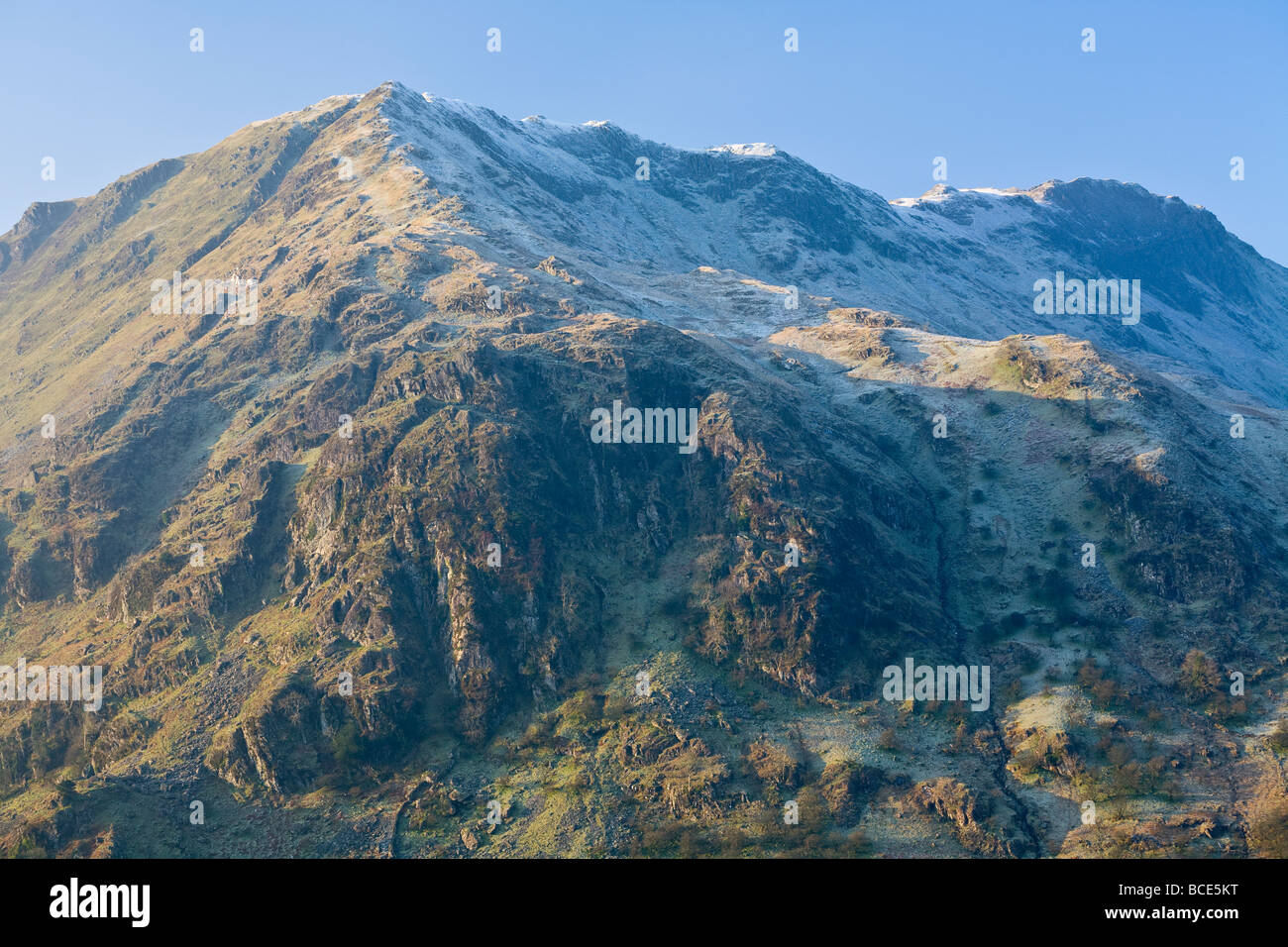 Lliwedd Gallt Y et y Wenallt partie du massif du Snowdon Galles Snowdonia National Park Banque D'Images