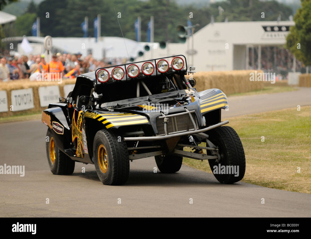 Trophy camion conduit par Jesse James au Goodwood Festival of Speed 2009 Banque D'Images