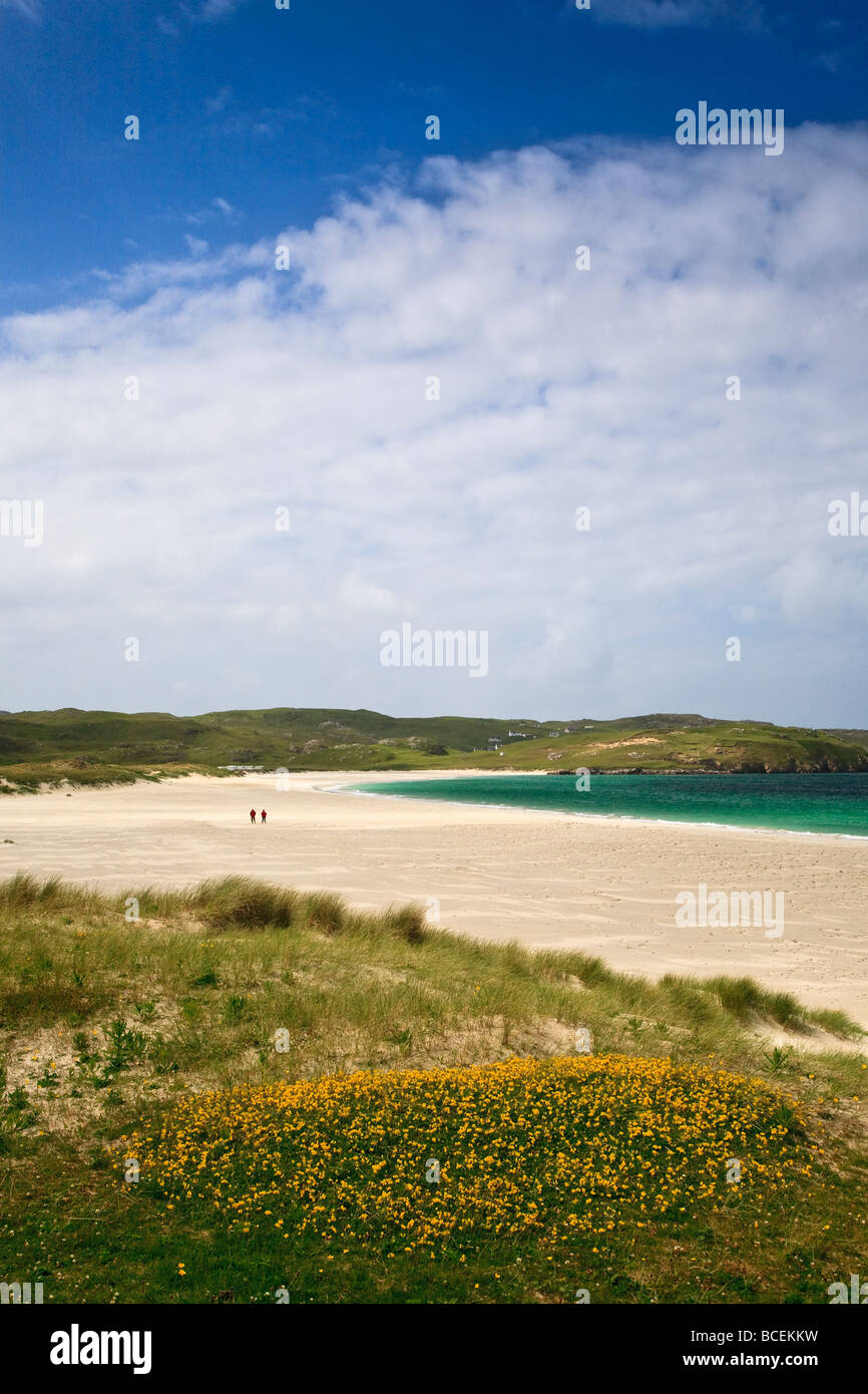 Reef Beach Isle Of Lewis, Western Isles, Hébrides extérieures en Écosse, Royaume-Uni 2009 Banque D'Images