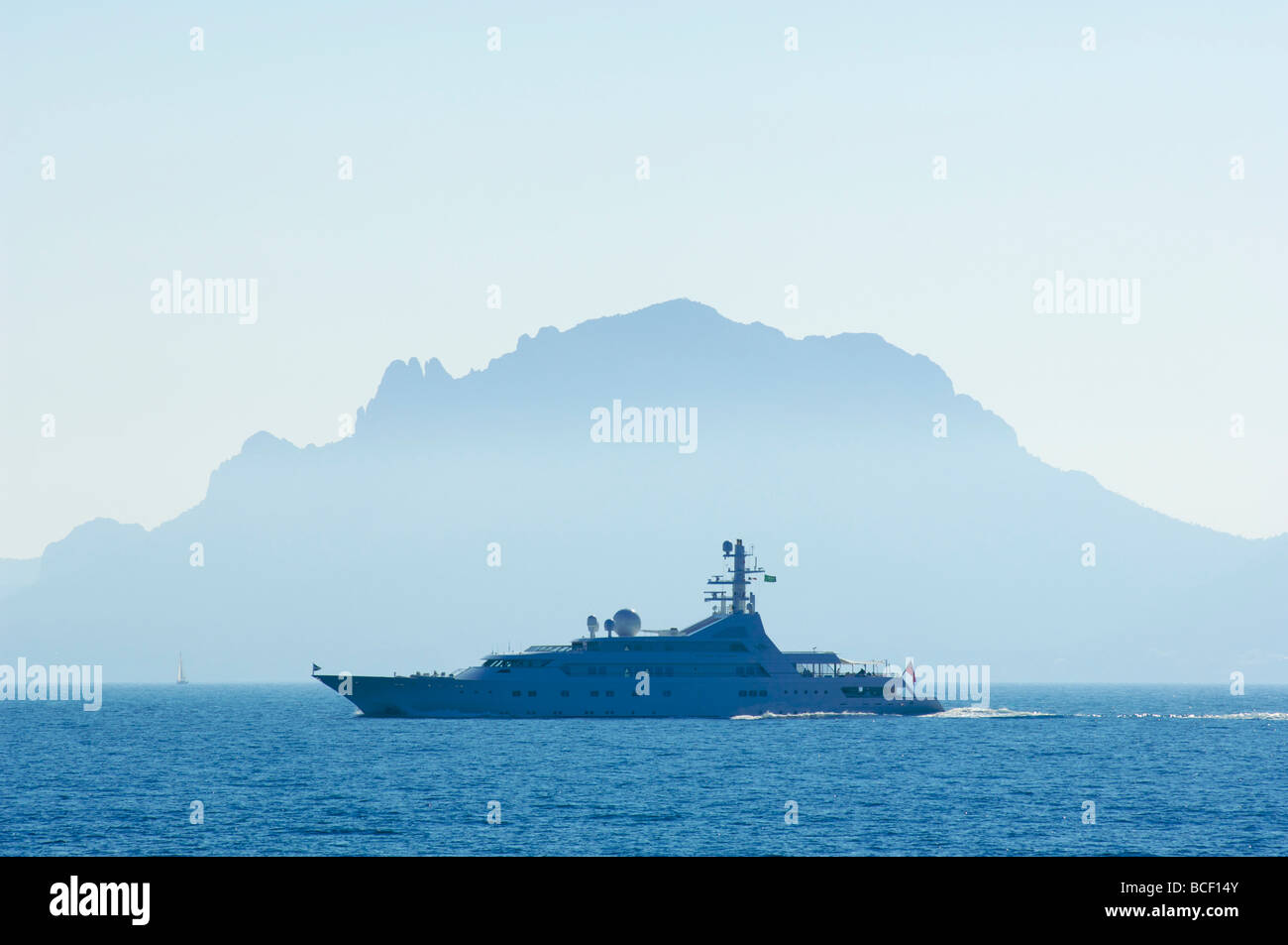 Le bateau yacht de grande voile Golden Odyssey dans le sud de la France Banque D'Images
