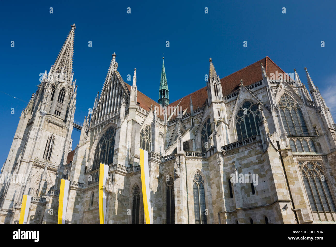 Allemagne, Bayern, Regensburg/Bavière, Dom, la cathédrale Saint Pierre Banque D'Images