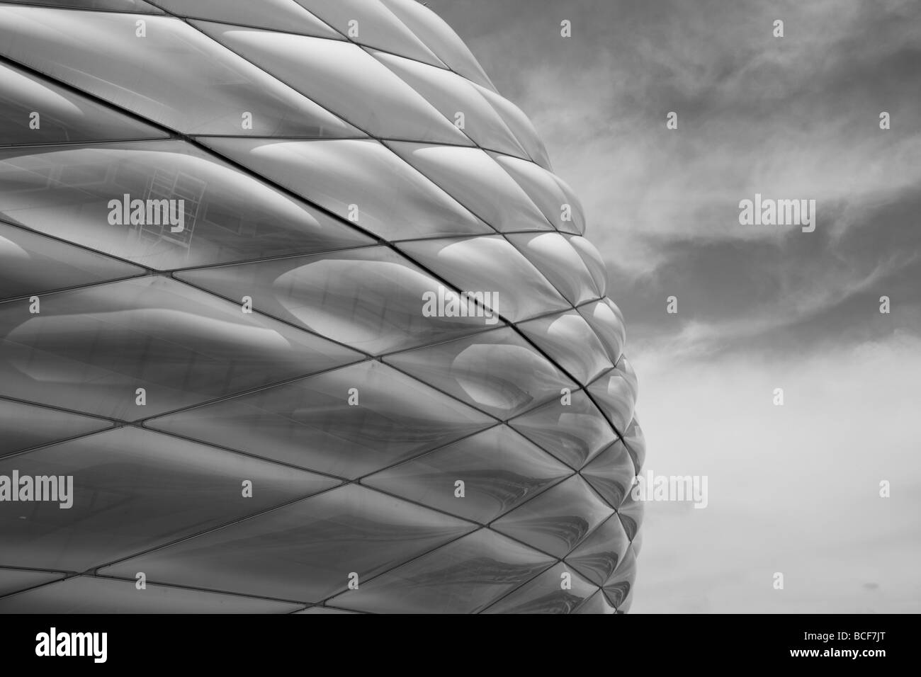 Allemagne, Bayern/Bavière, Munich, le stade de football Allianz Arena Banque D'Images