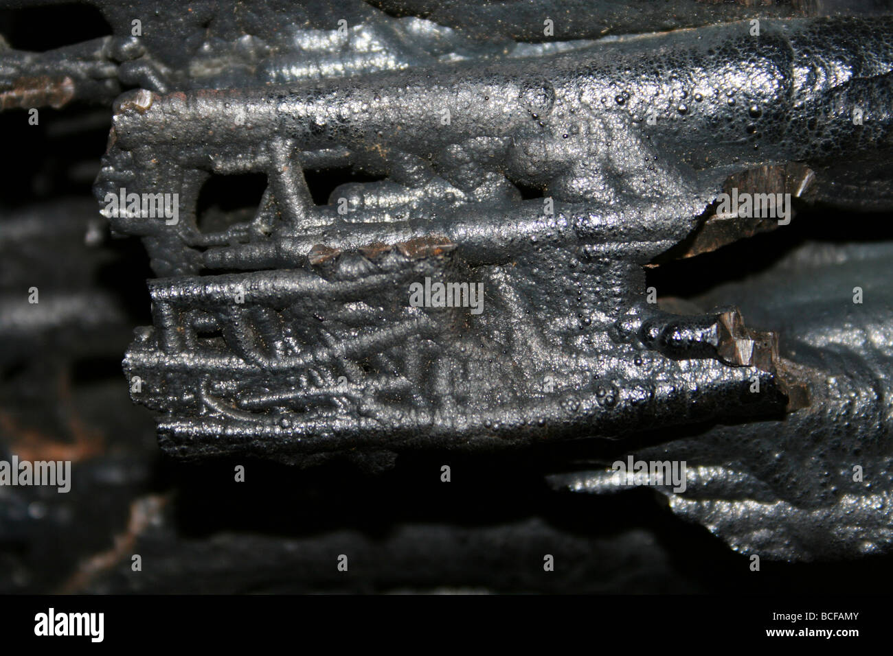 La Smithsonite alias Spar zinc, zinc Carbonate de Zacatecas, Mexique Banque D'Images