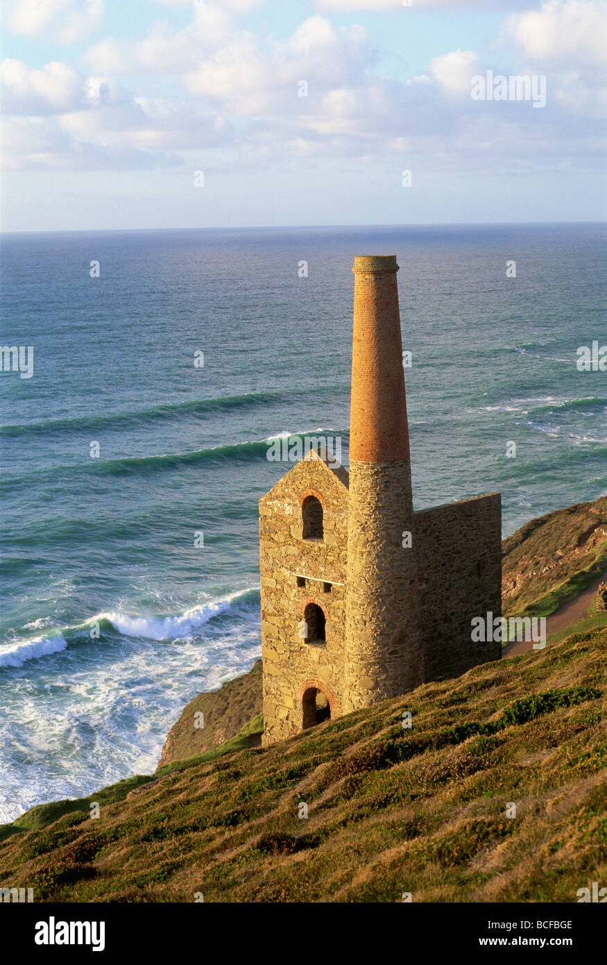 L'Angleterre, Cornwall, St.Agnes, papule Coates la mienne Banque D'Images