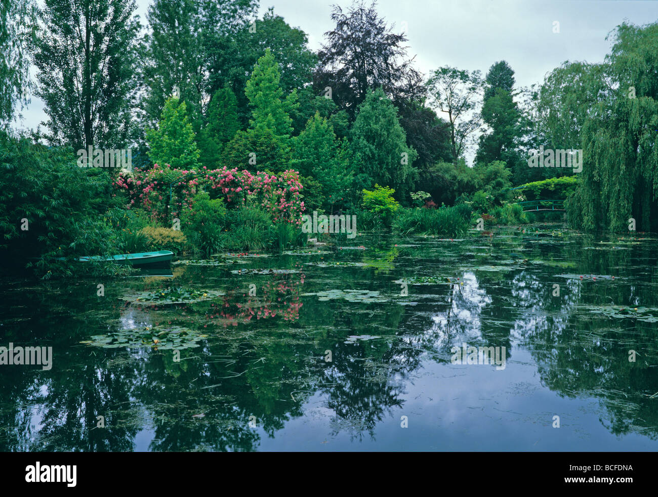 Jardin de Claude Monet à Giverny en Normandie France Banque D'Images