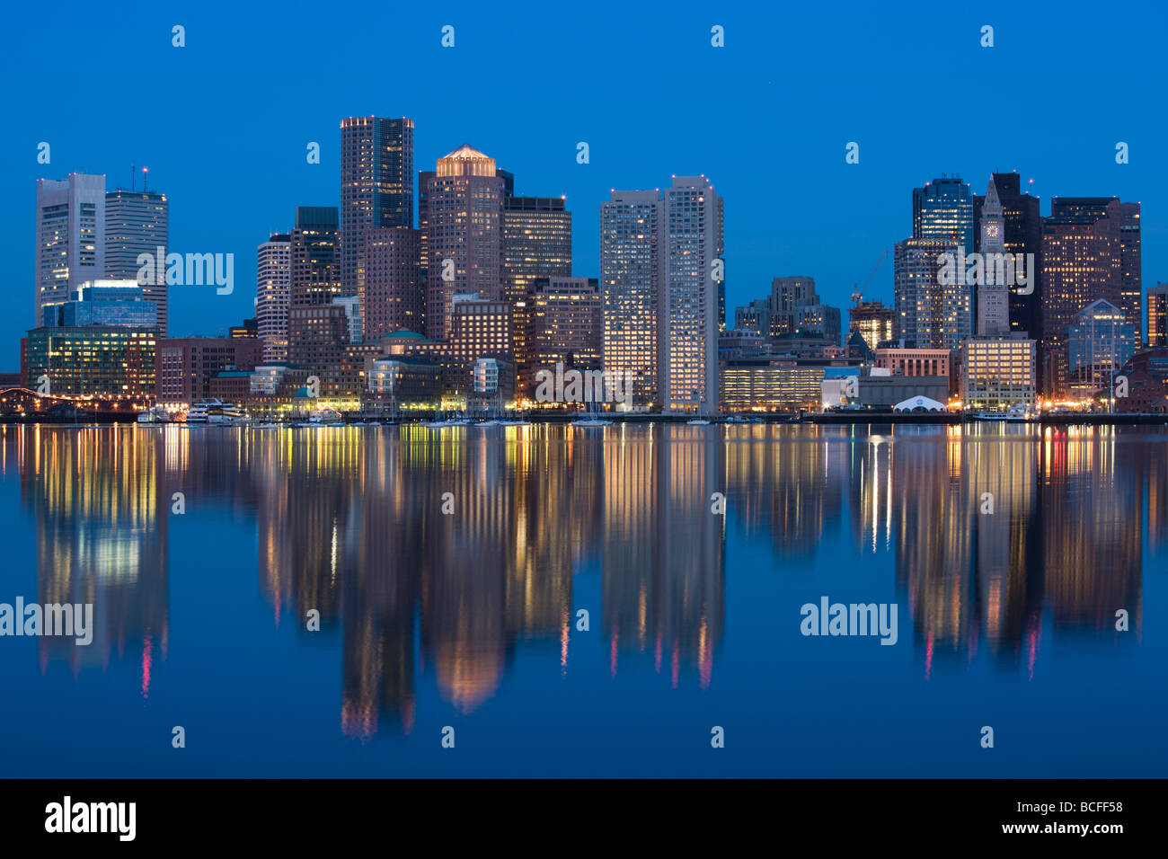 États-unis, Massachusetts, Boston, Financial District de East Boston Banque D'Images