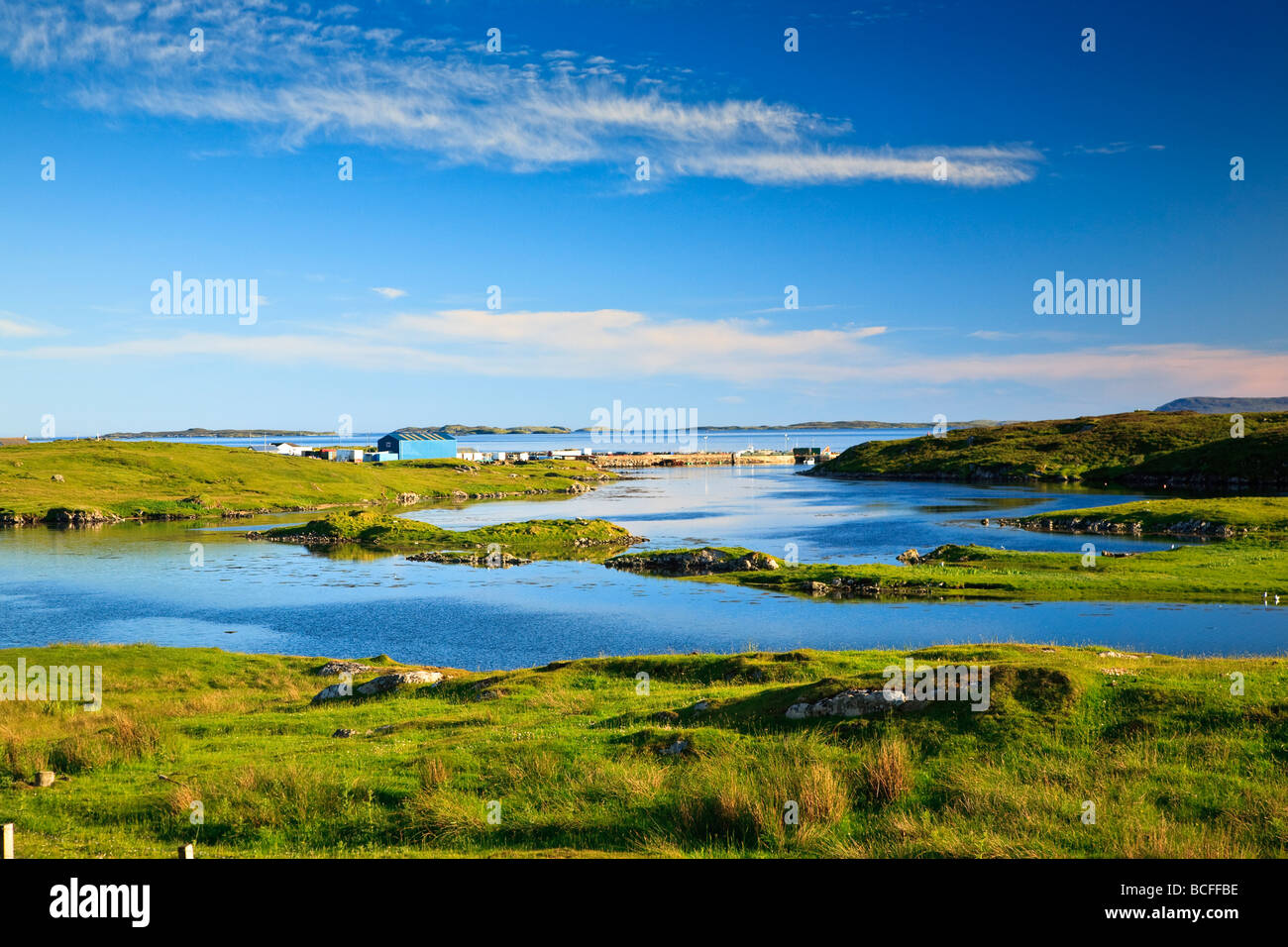 Leverburgh Isle of Harris, Outer Hebrides, Western Isles, Écosse, Royaume-Uni 2009 Banque D'Images