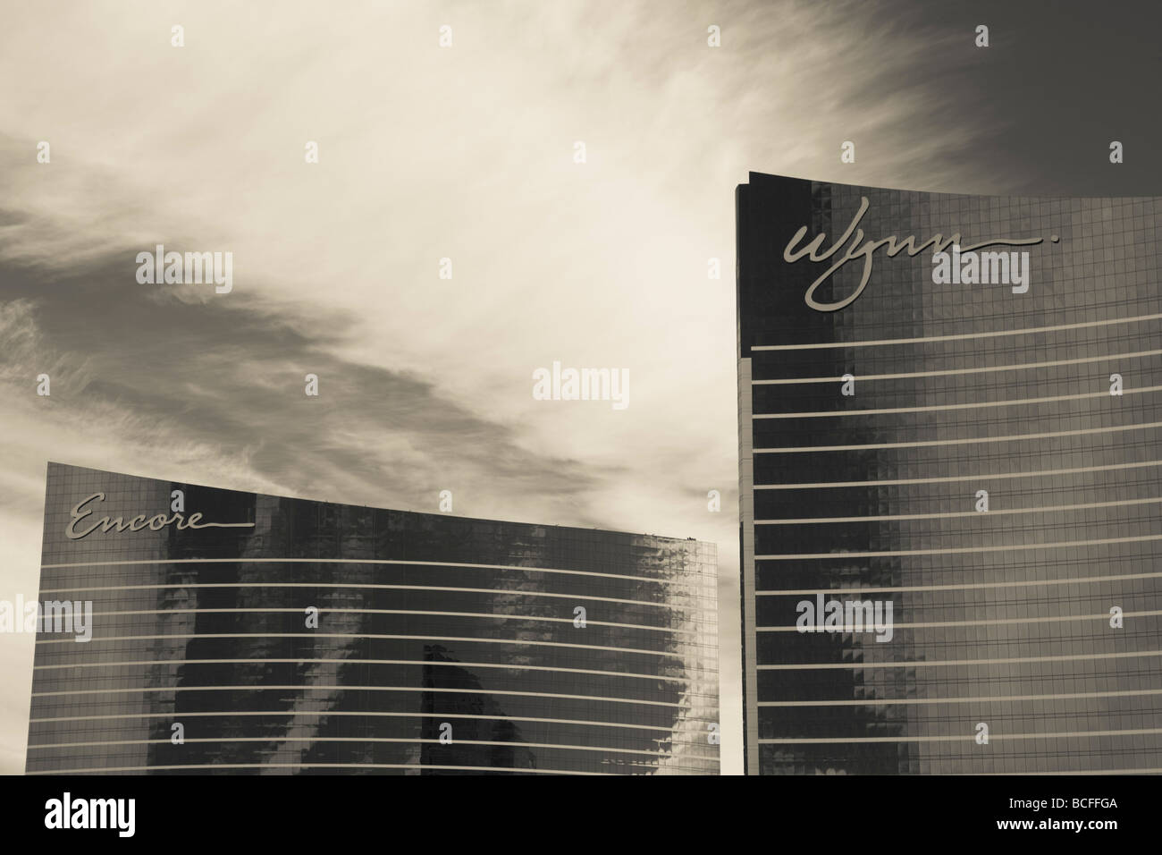USA, Nevada, Las Vegas, encore et Wynn, deux nouveaux casinos de l'hôtel Banque D'Images