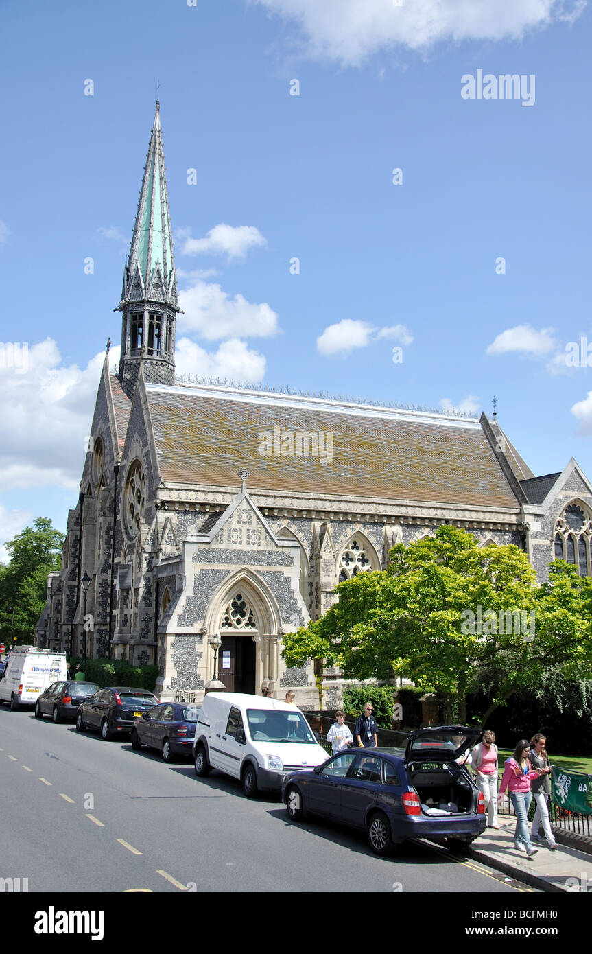 Chapelle de l'école, l'École de Harrow, la herse-on-the-Hill, London Borough de Harrow, Greater London, Angleterre, Royaume-Uni Banque D'Images