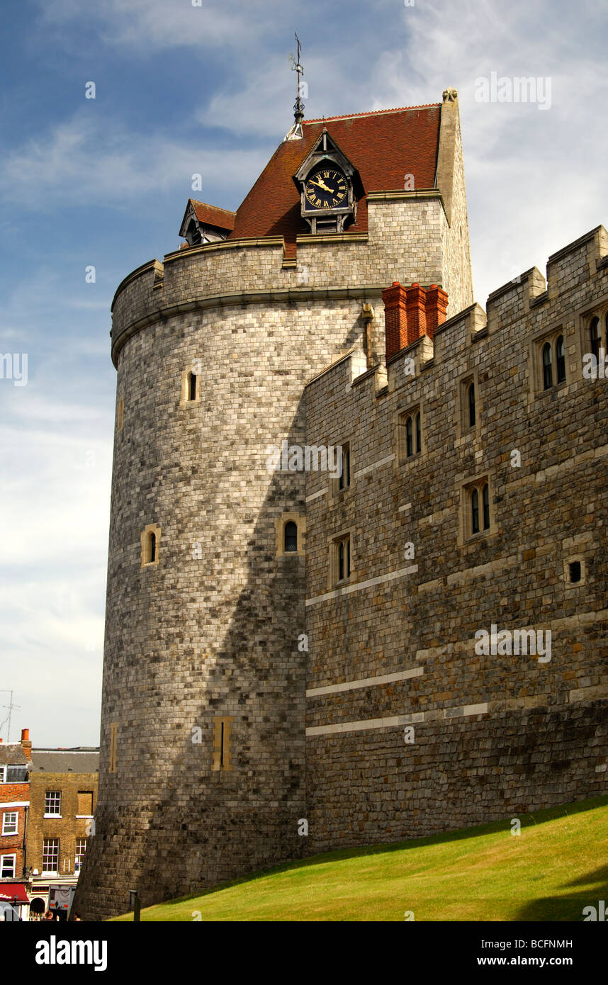 La tour de couvre-feu, le château de Windsor, Windsor, Royaume-Uni Banque D'Images