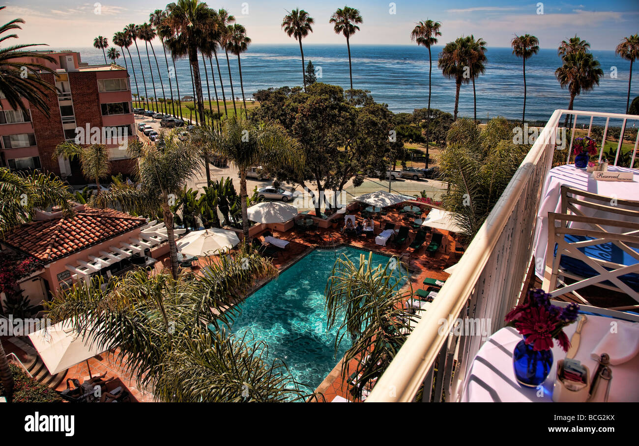La Valencia Hotel, La Jolla, Californie Banque D'Images