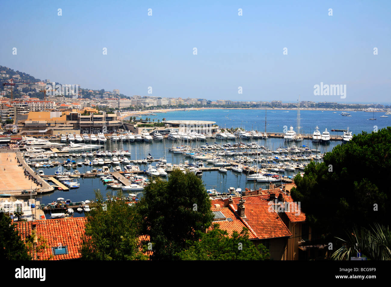 Le Vieux Port Harbour Cannes France Banque D'Images