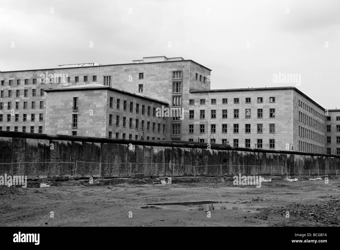 Reste du mur de Berlin Banque D'Images