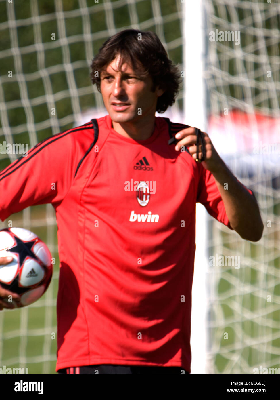 Milanello, l'AC Milan commencer une nouvelle saison avec le nouveau Mister Leonardo. Dans cette image mister Leonardo. Banque D'Images