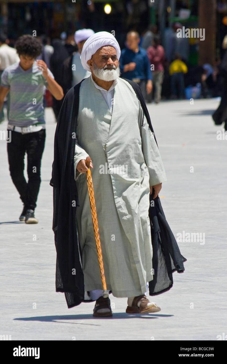 Dans l'Iran Qom religieux musulman Banque D'Images