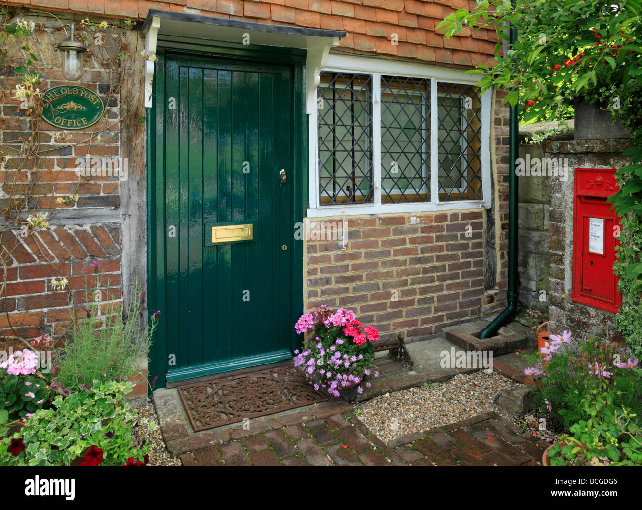L'ancien bureau de poste du village de Groombridge, Kent, Angleterre, Royaume-Uni. Banque D'Images