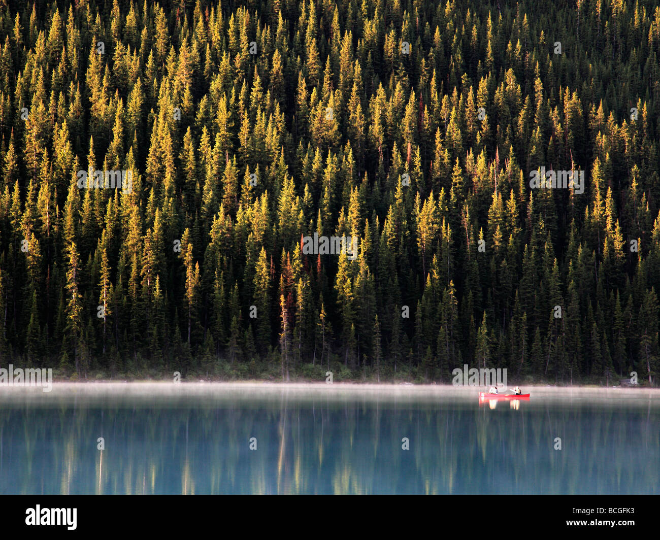 Canada Alberta Banff National Park Lake Louise Montagnes Rocheuses Banque D'Images
