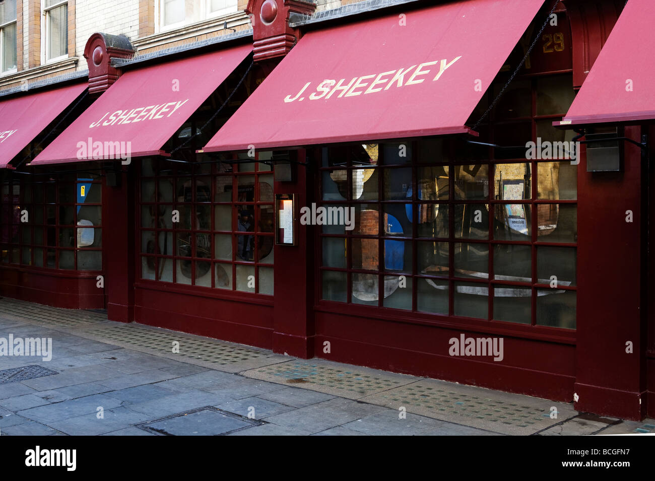 Photo de J. Sheekey restaurant dans le West End de Londres Banque D'Images