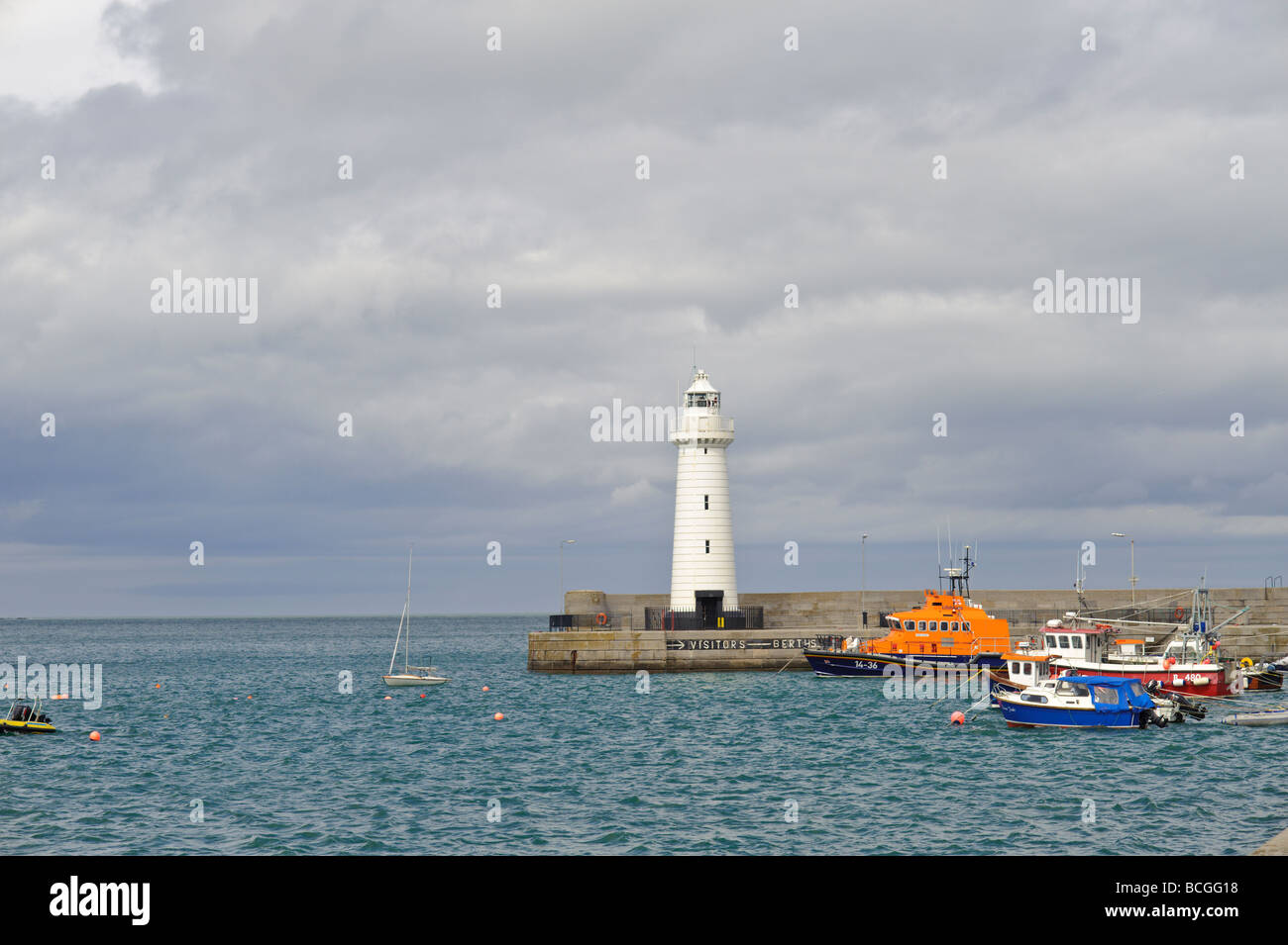 Ville et port de donaghadee Irlande du Nord Banque D'Images