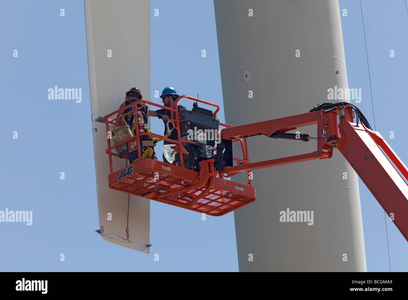 Recherche sur l'énergie éolienne au sein du National Renewable Energy Laboratory's Wind Technology Center Banque D'Images