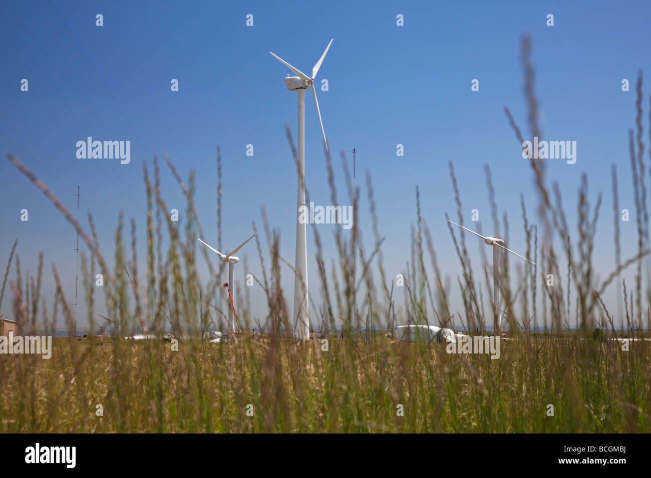 Recherche sur l'énergie éolienne au sein du National Renewable Energy Laboratory's Wind Technology Center Banque D'Images