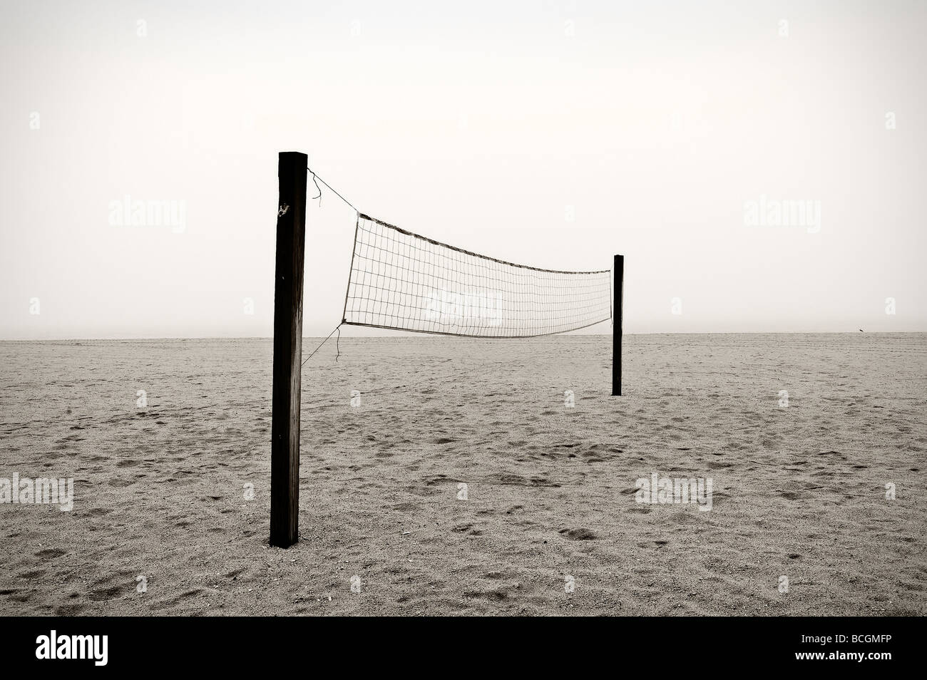 Filet de volley-ball de plage Banque D'Images